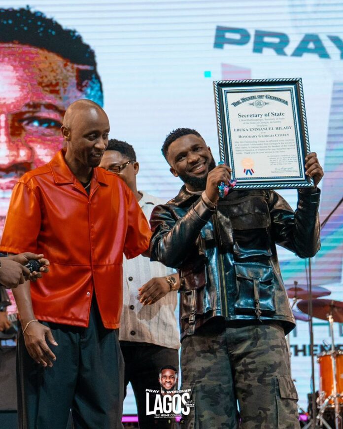 Ebuka Songs honorary citizenship Georgia