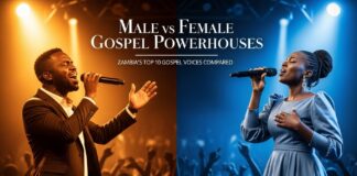 Male vs Female Gospel Powerhouses: Zambia’s Top 10 Gospel Voices Compared Best Zambian gospel artists