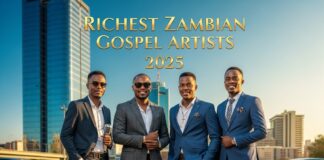 Top 10 Richest Zambian Gospel Artists 2025 – Net Worth Rankings richest Zambian gospel artists 2025